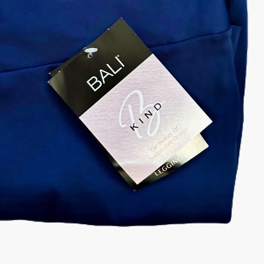 Bali Be Kind Navy Exercise Leggings | Size Large | NWT - Picture 4 of 5